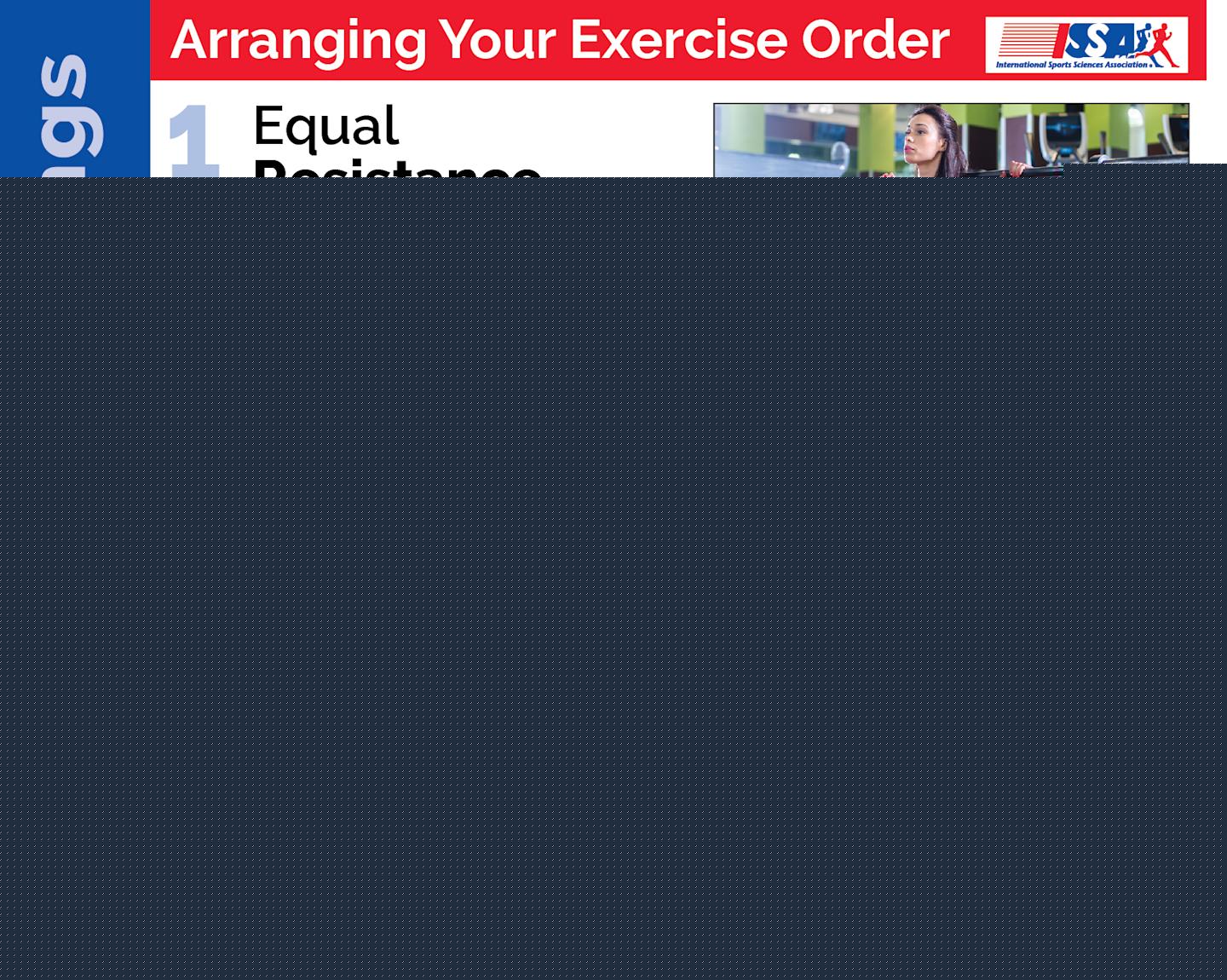 Arranging Your Exercise Order