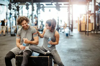 Chatting after Gym Session ISSA