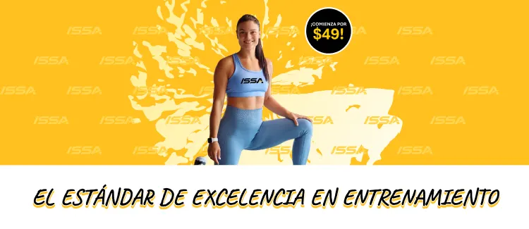 Trainer with client ISSA Spanish